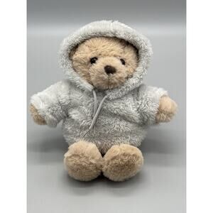 FAO Schwarz Teddy Bear In Cozy Hoodie Plush 11” Stuffed Animal